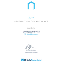 Hotels Combined 2019 Recognition of excellence